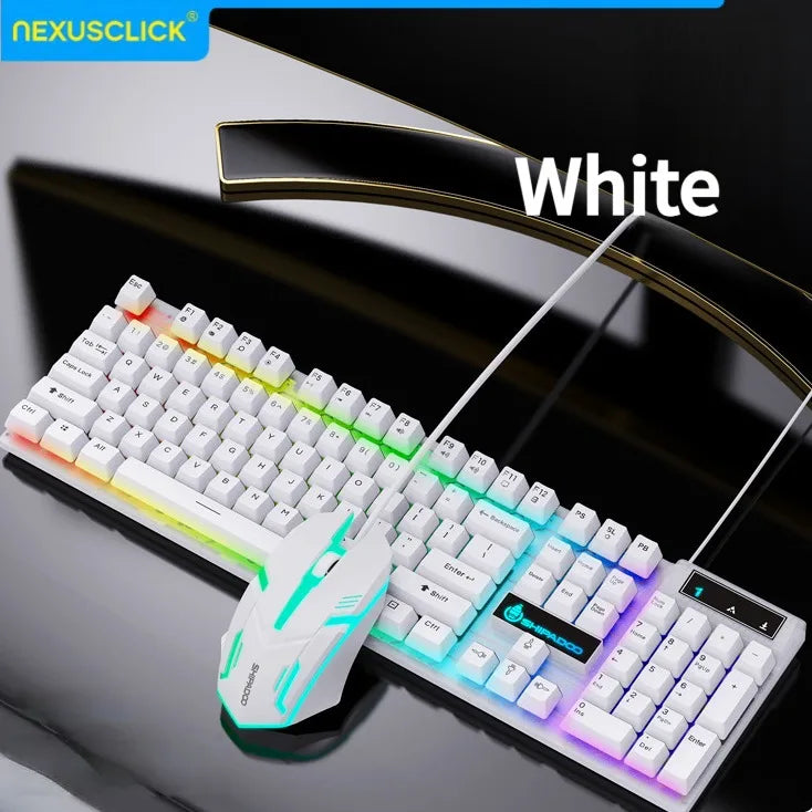 NexusClick RGB Mechanical Feel Gaming Keyboard