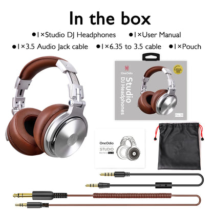 Professional HiFi Studio DJ Wired Headphones