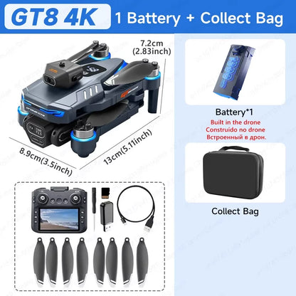 GT8 8K Foldable GPS Camera Drone