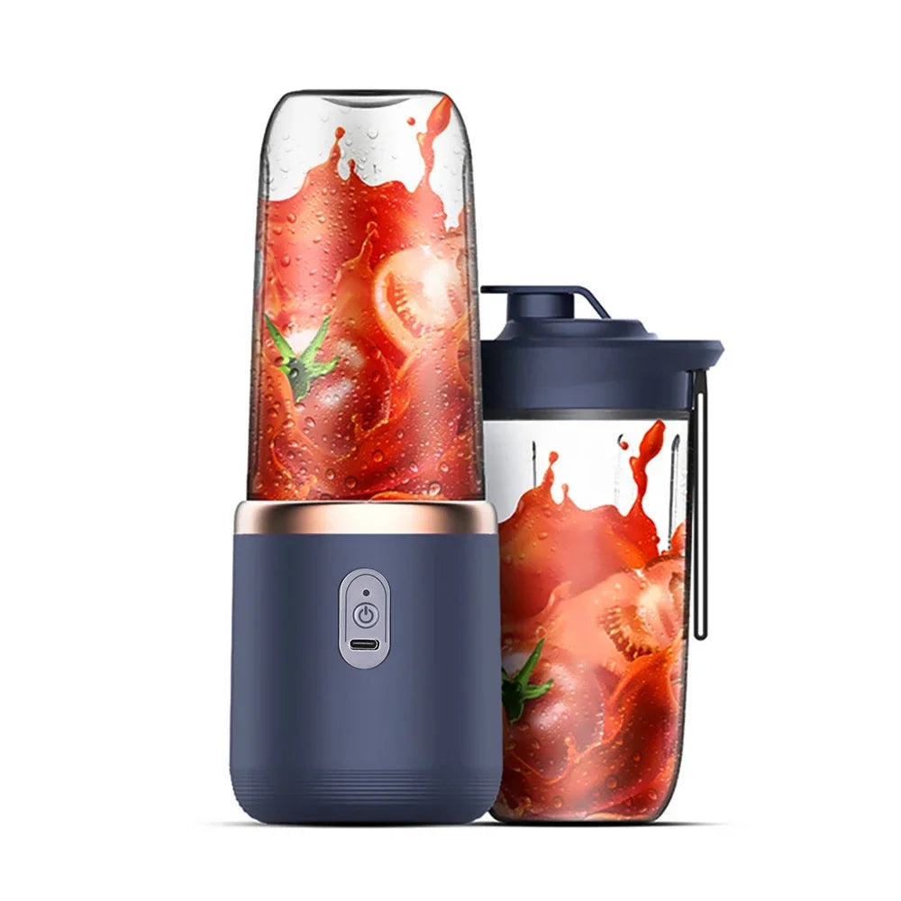 Portable Six-Blade USB Juicer Blender Set