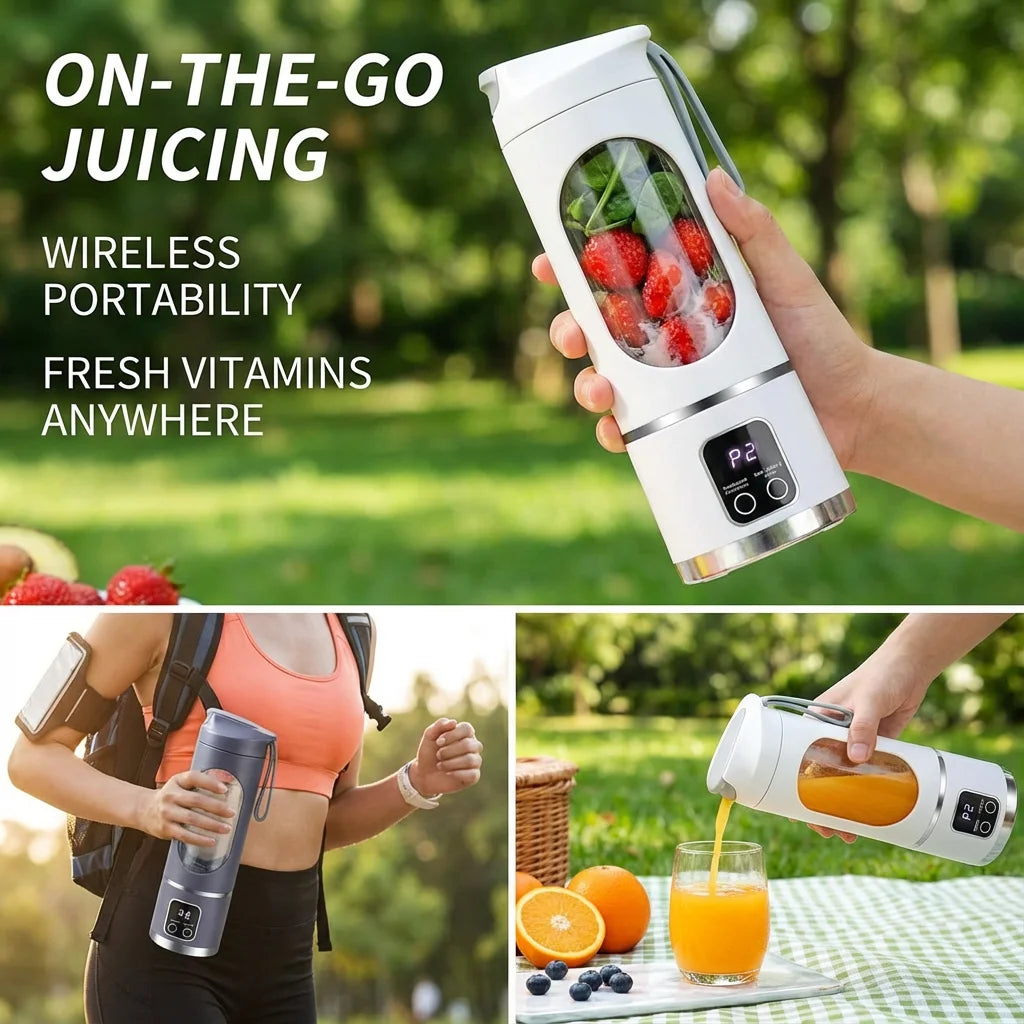 450ML Digital Rechargeable Electric Juice Blender