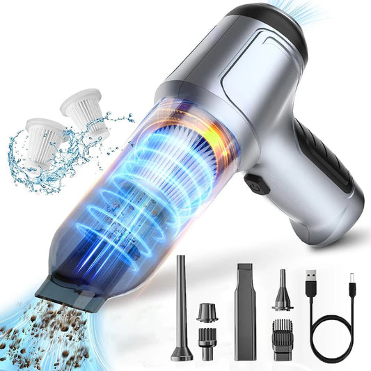 Wireless Mini Car Vacuum Blower Cleaner