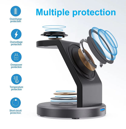 3-in-1 MagSafe Wireless Charging Stand iPhone