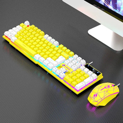 RGB Gaming Keyboard Mouse Combo Set