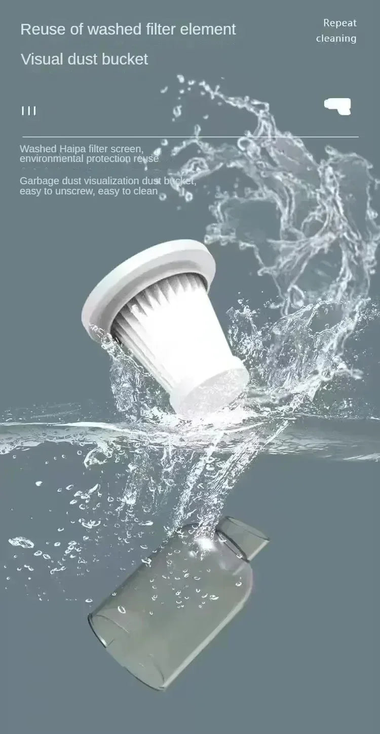 USB Rechargeable High-Power Handheld Vacuum Cleaner