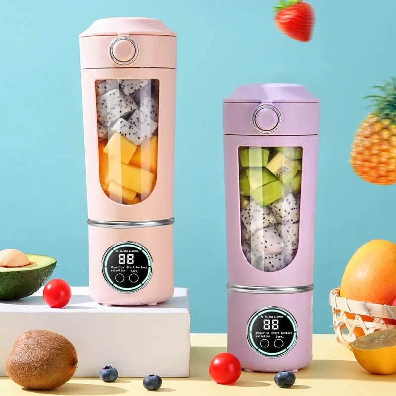 700ML Portable 12-Blade Juice Blender Bottle