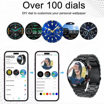 Classic ECG Bluetooth GPS Sports Smartwatch