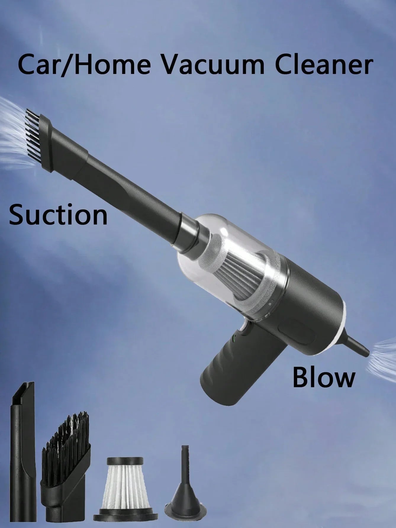 120W Wireless Portable Home Car Vacuum