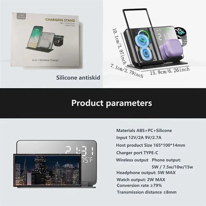 3-in-1 Samsung Wireless Charging Station Stand