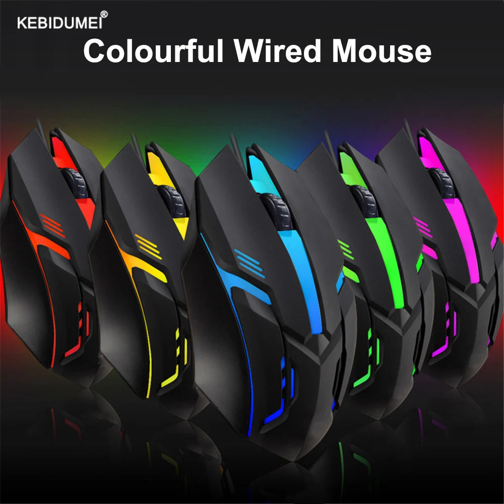 USB Wired LED E-Sports Gaming Mouse
