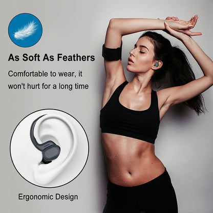 Wireless Sports Earbuds with Secure Earhooks