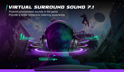 Mixer H9 7.1 Surround Gaming Headset