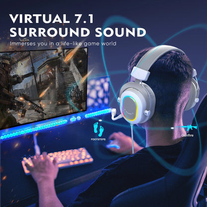Ampligame H6W RGB 7.1 Gaming Headset