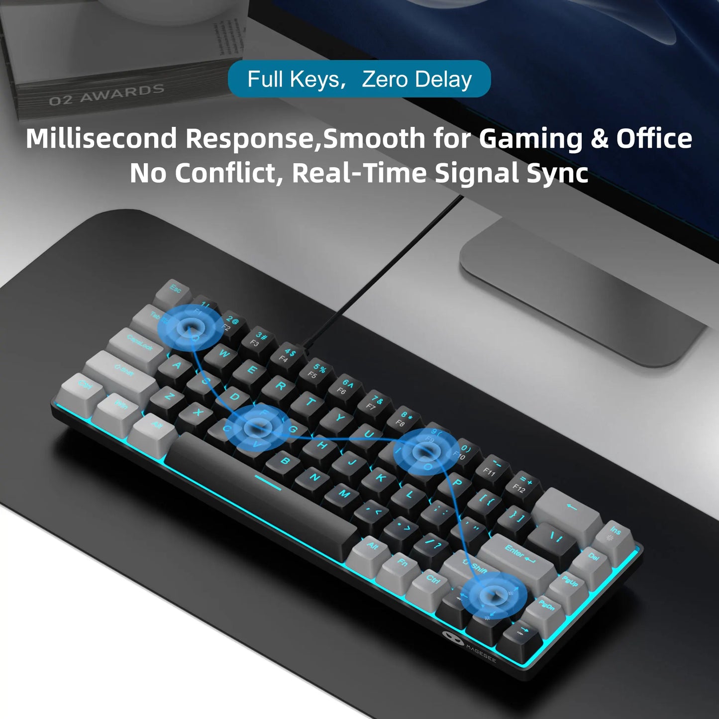 MageGee MK-Box 68-Key Mechanical Keyboard