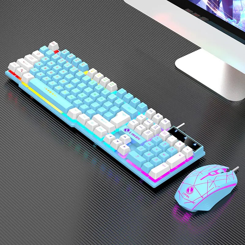 RGB Gaming Keyboard Mouse Combo Set