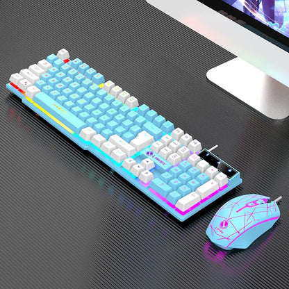 RGB Gaming Keyboard Mouse Combo Set