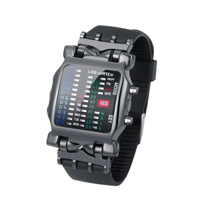 Creative Binary LED Waterproof Digital Watch