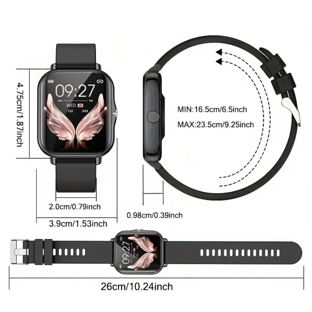 Alloy Smartwatch with Wireless Charging Technology