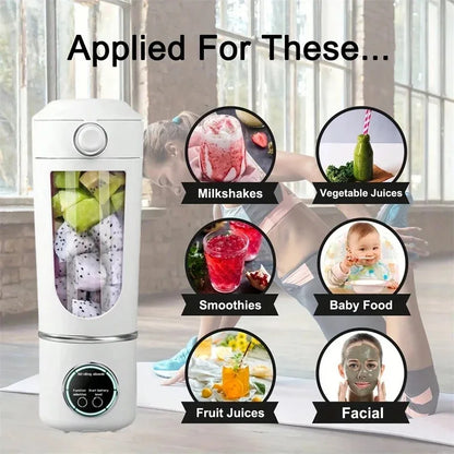 700ML Portable 12-Blade Juice Blender Bottle