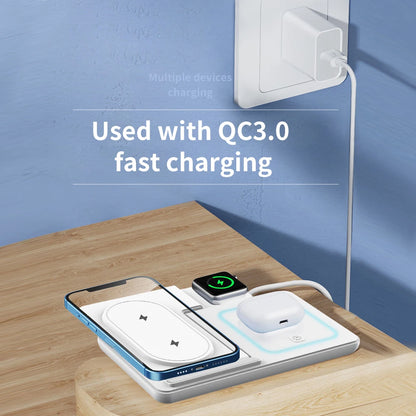 3-in-1 Magnetic 15W Wireless Charging Stand
