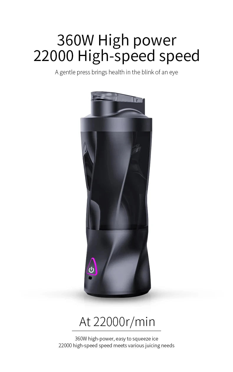 Portable 700ML USB Rechargeable Juice Blender