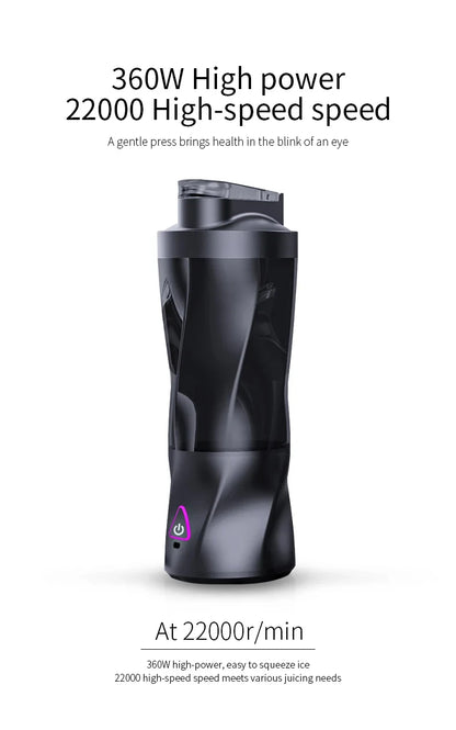 Portable 700ML USB Rechargeable Juice Blender