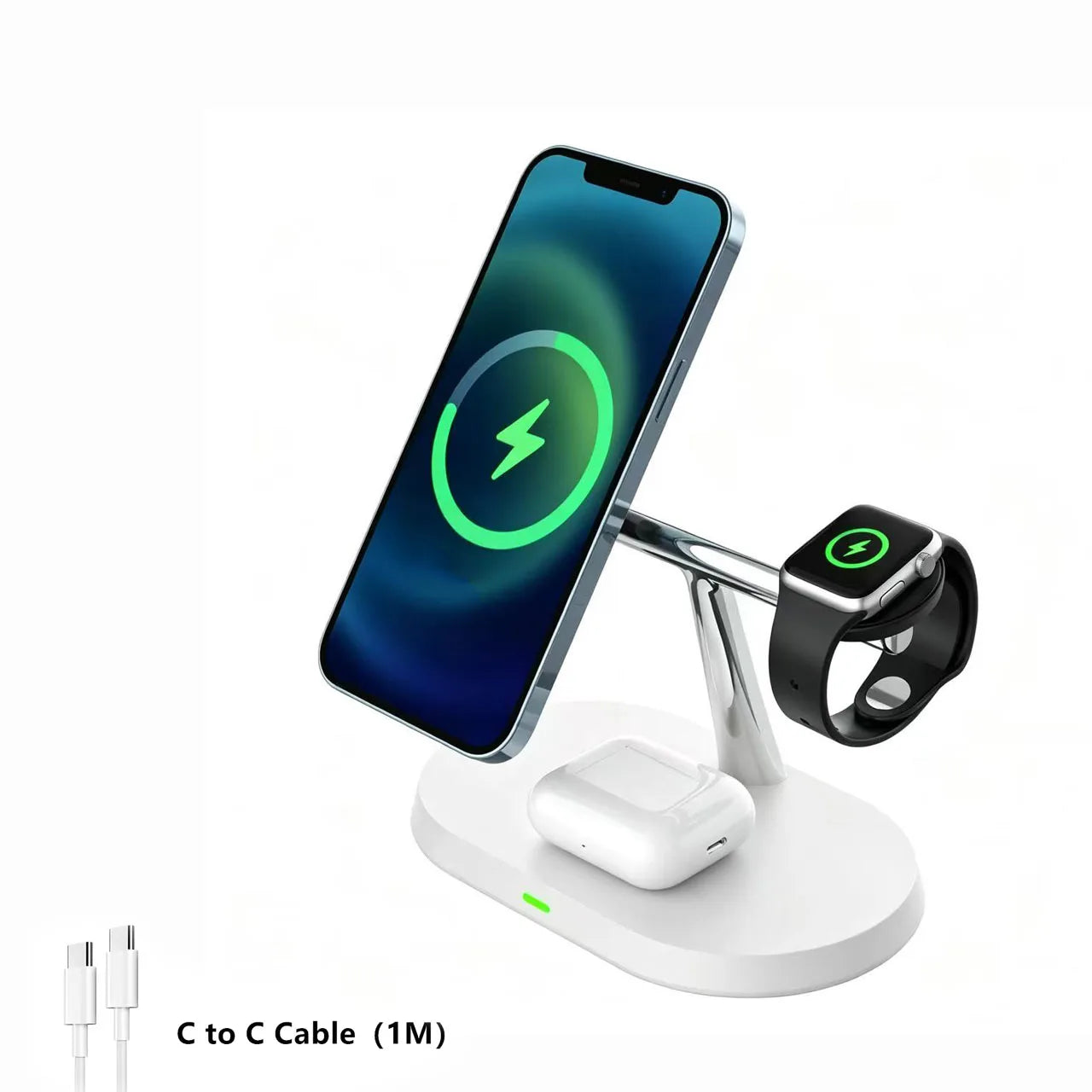 3-in-1 MagSafe Wireless Charging Stand Station