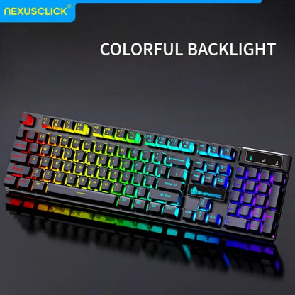 NexusClick RGB Mechanical Feel Gaming Keyboard