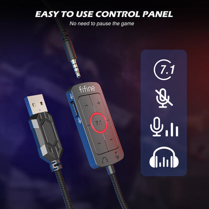 Mixer H9 7.1 Surround Gaming Headset