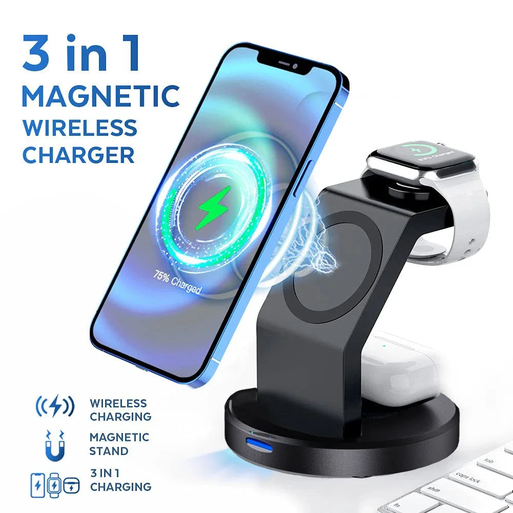 3-in-1 MagSafe Wireless Charging Stand iPhone