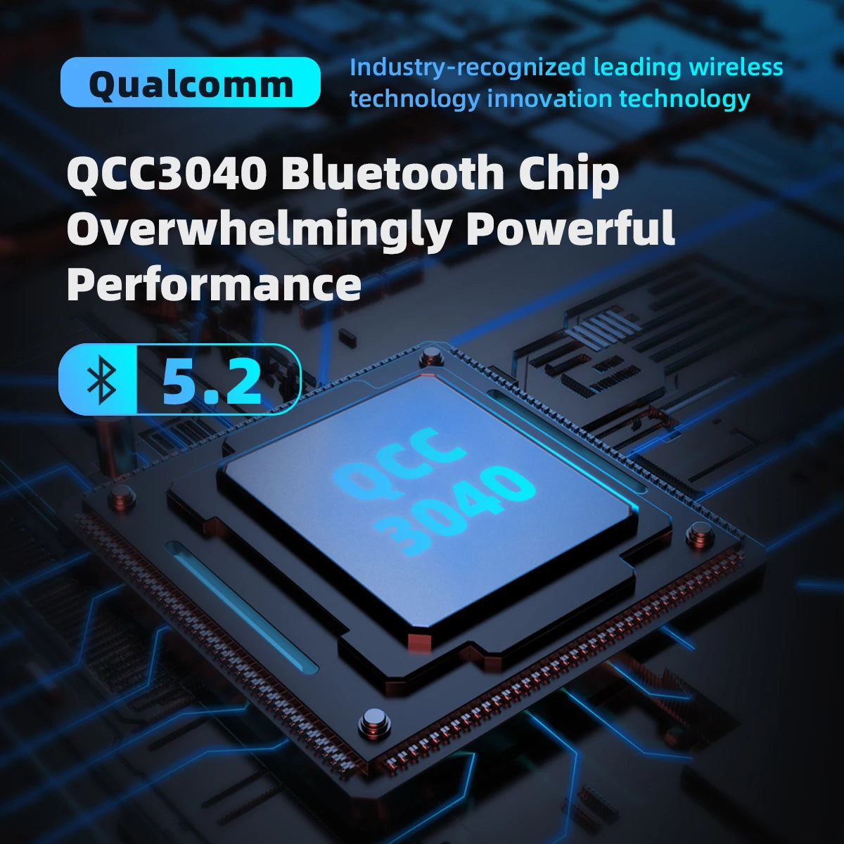 Bluetooth 5.2 Earhook Adapter with Charging