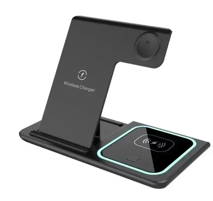 Foldable 3-in-1 Apple Wireless Charging Station