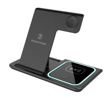Foldable 3-in-1 Apple Wireless Charging Station