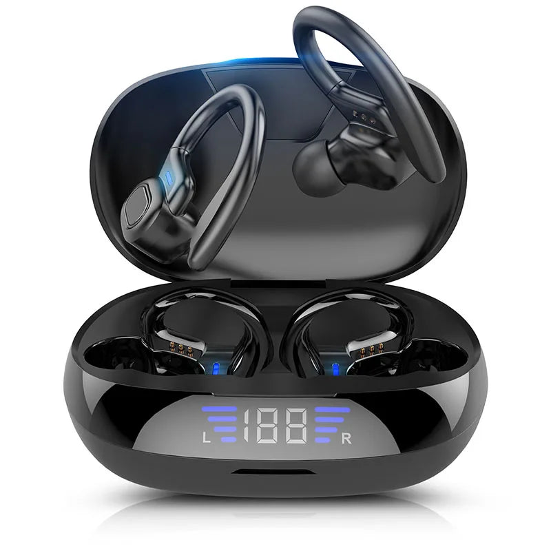 Wireless Sports Earbuds with Secure Earhooks