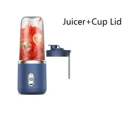 Portable Six-Blade Electric Juice Blender Bottle