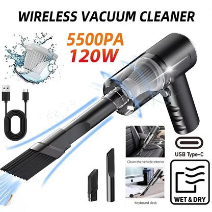 120W Wireless Portable Home Car Vacuum