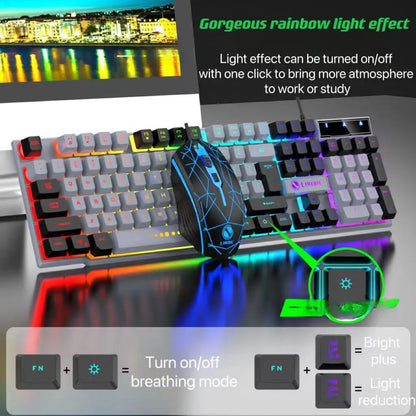 RGB Gaming Keyboard Mouse Combo Set