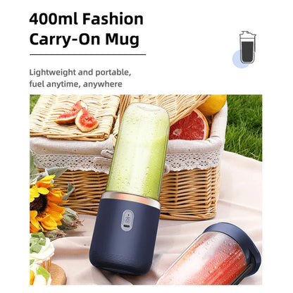 Portable Six-Blade USB Juicer Blender Set