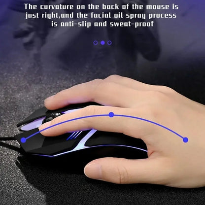 RGB Wired Optical Gaming Mouse USB