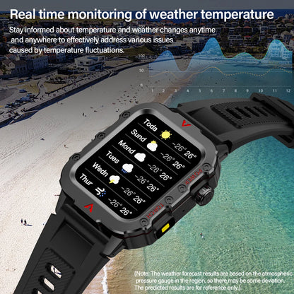 Sports Bluetooth Smartwatch with LED Flashlight