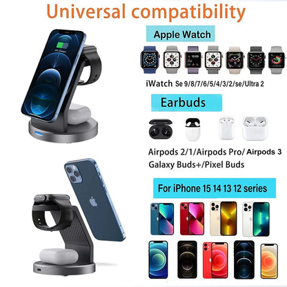 3-in-1 MagSafe Wireless Charging Stand iPhone
