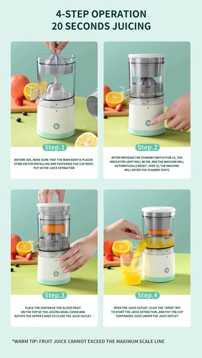 Portable USB Rechargeable Mini Fruit Blender