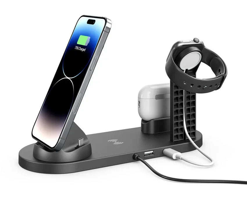 15W 7-in-1 Wireless Charging Dock Station