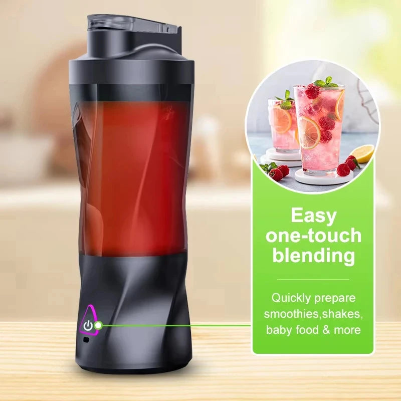 Portable 700ML USB Rechargeable Juice Blender