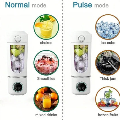 700ML Portable 12-Blade Juice Blender Bottle