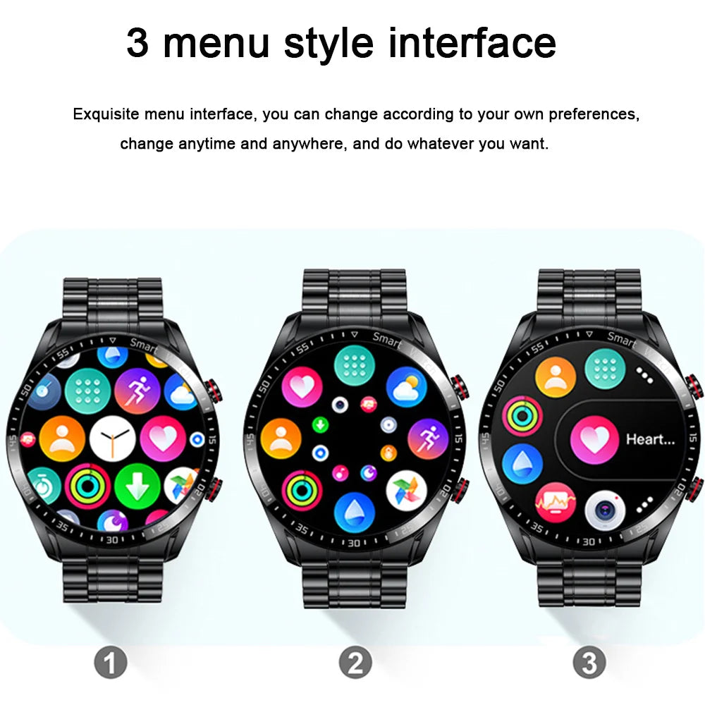 Classic ECG Bluetooth GPS Sports Smartwatch