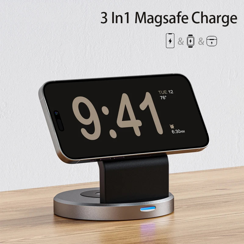 3-in-1 MagSafe Wireless Charging Stand iPhone