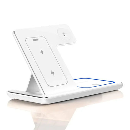 Foldable 3-in-1 Apple Wireless Charging Station