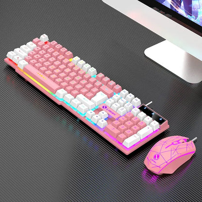 RGB Gaming Keyboard Mouse Combo Set