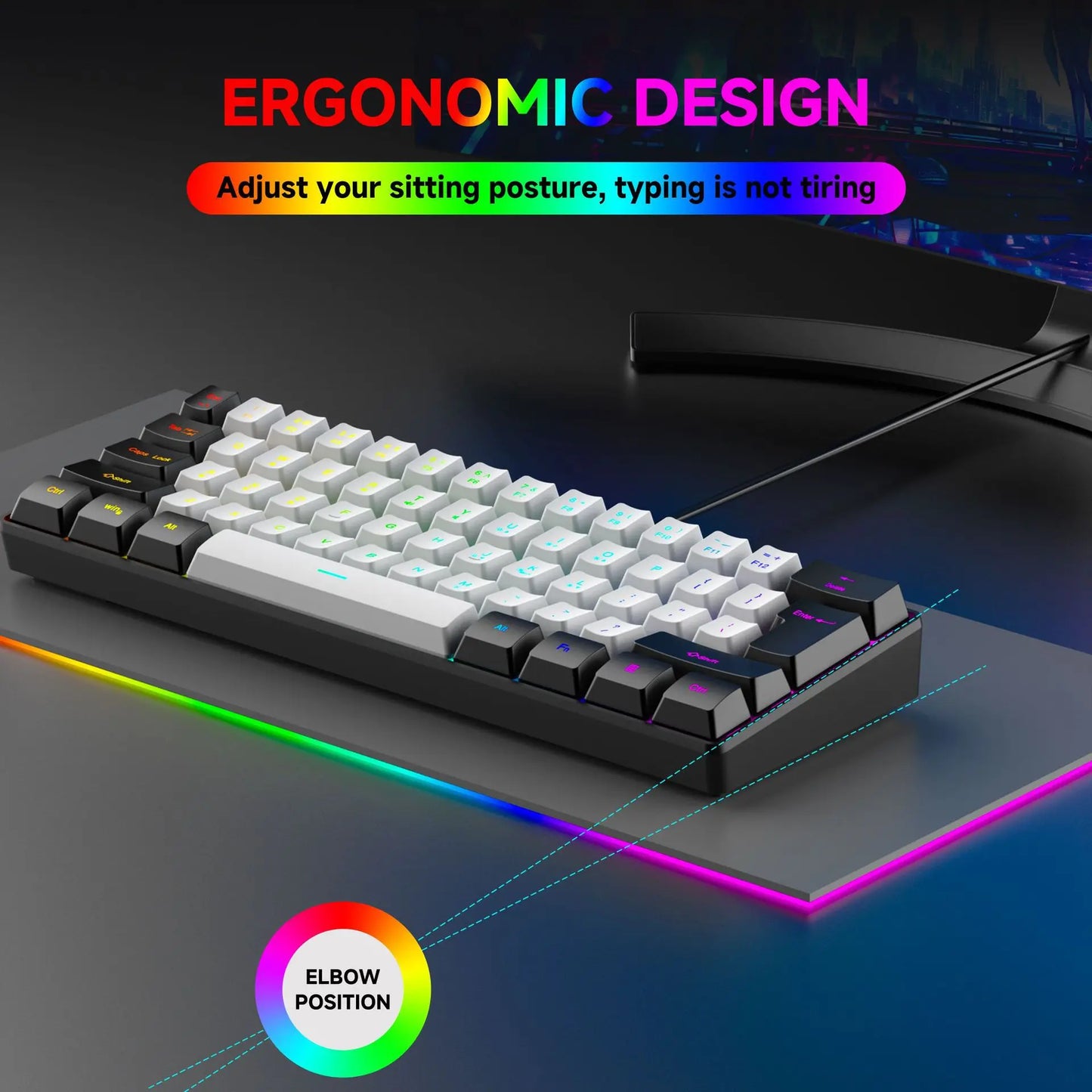 K61 Mini RGB Mechanical Gaming Keyboard